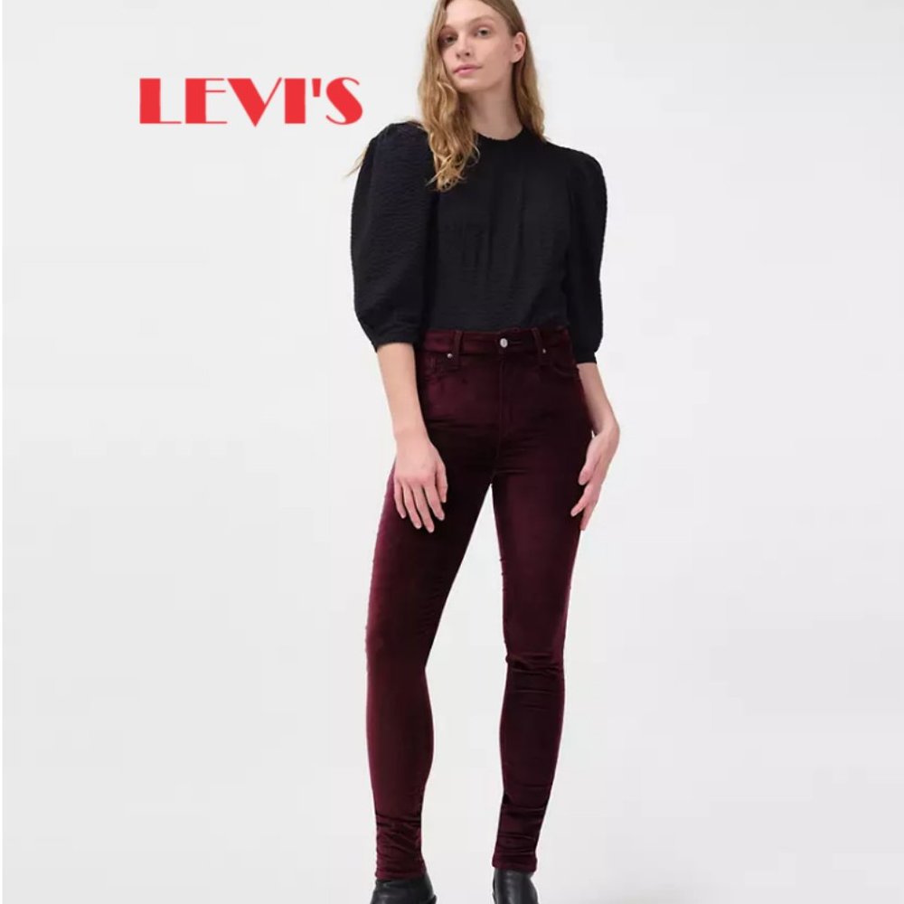Levi's NWT Velvet 721 High Rise Skinny Women's Pants